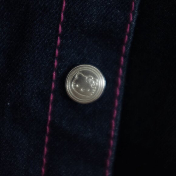 Sanrio Hello Kitty denim belted dress embroidery size 6X - Picture 6 of 10